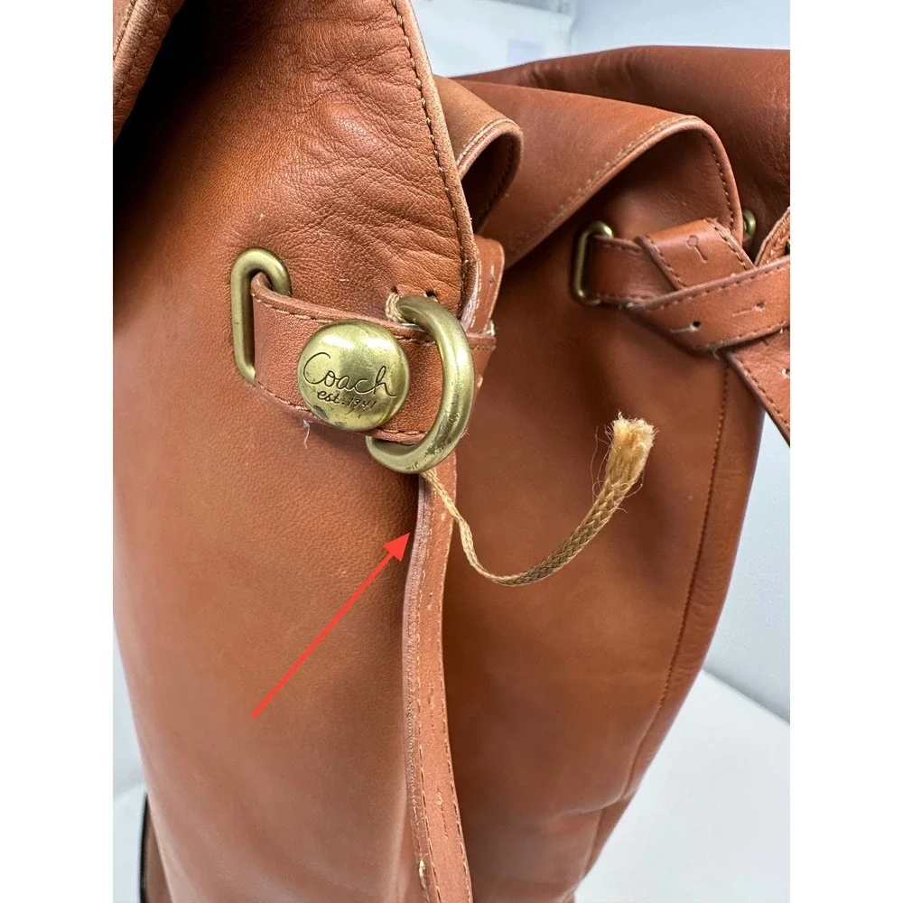 Coach Cheyenne Brown Soft Calf Leather Over the Knee Riding Boots 9.5